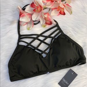 Olive Green Swim Top